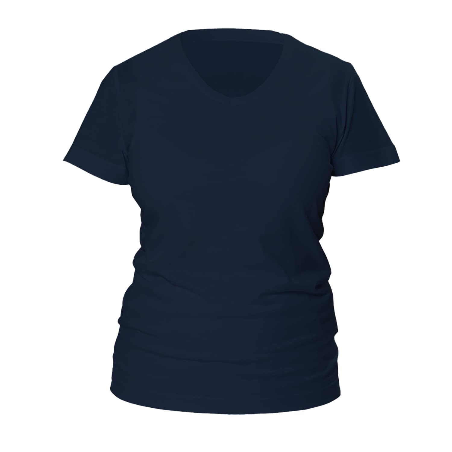 Ladies Shirt   Lightly Tapered With V-Neck