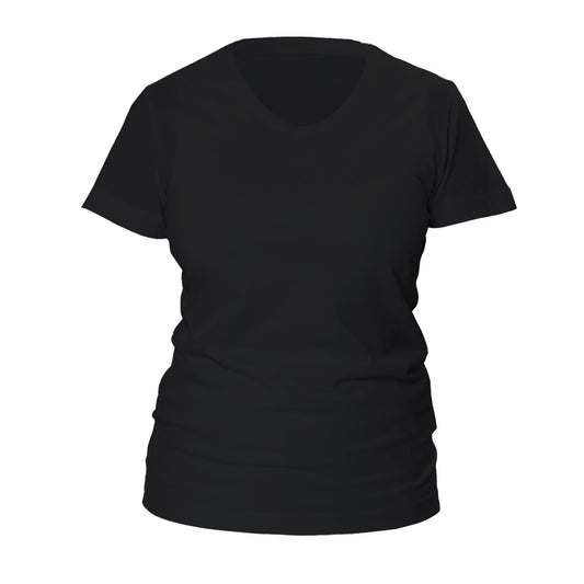 Ladies Shirt   Lightly Tapered With V-Neck