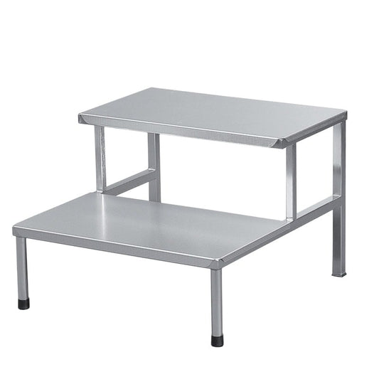 Two-Level Chromium-Nickel-Steel Step Stool For Surgical Use