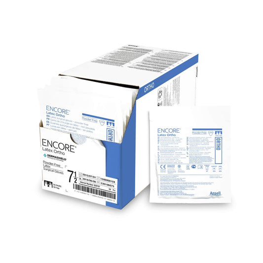 Encore Latex Ortho - Extra Thick Surgical Gloves For High-Risk Procedures 