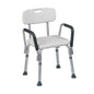 Teqler Shower Chair With Armrests And Backrest