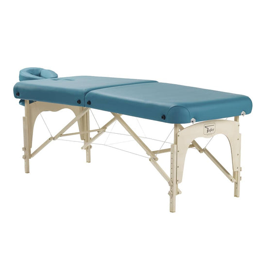 Teqler Wooden Massage Table With Anatomically Inclined Headrest