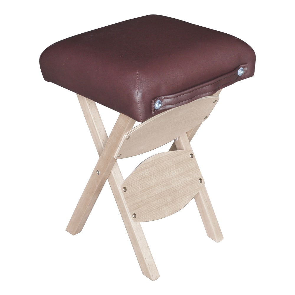 Foldable Massage Stool With Strong Padding And Hygienic Synthetic Leather Cover