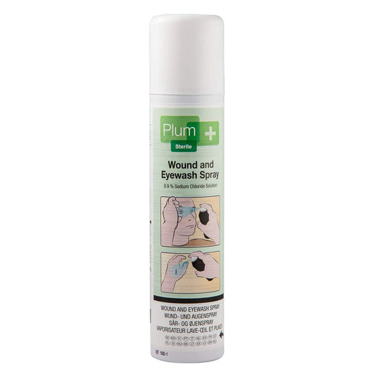 Plum Wound And Eyewash Spray | Sterile 0.9 % Natrium-Chloride Solution