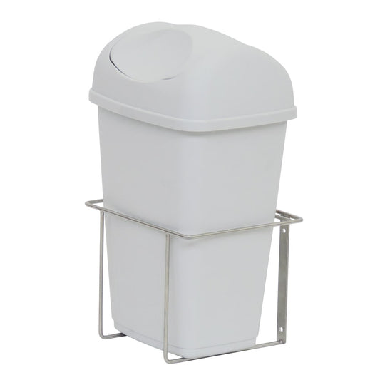 Rubbish Bin For The Novocal Treatment Trolley   With Hinged Lid