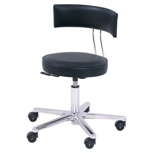 Operating Chair With Ergonomic Seat Inclination And Infinitely Variable Height Adjustment