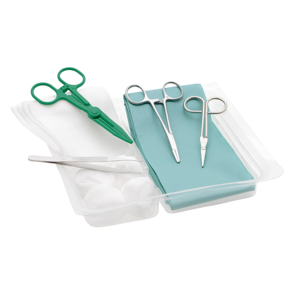 Mediset Suture Kit 1 With Single-Use Instruments   Forceps And Swabs