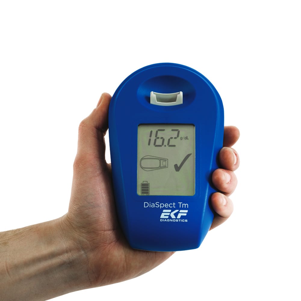 Haemoglobin Meter Diaspect Tm With Measurement Results After 1- 2 Seconds