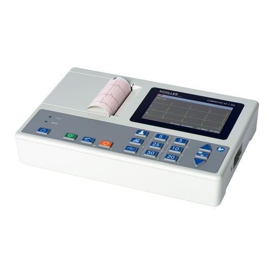 Schiller Cardiovit At-1 G2 Ecg Machine With 5 Inch Display And Integrated Thermal Printer