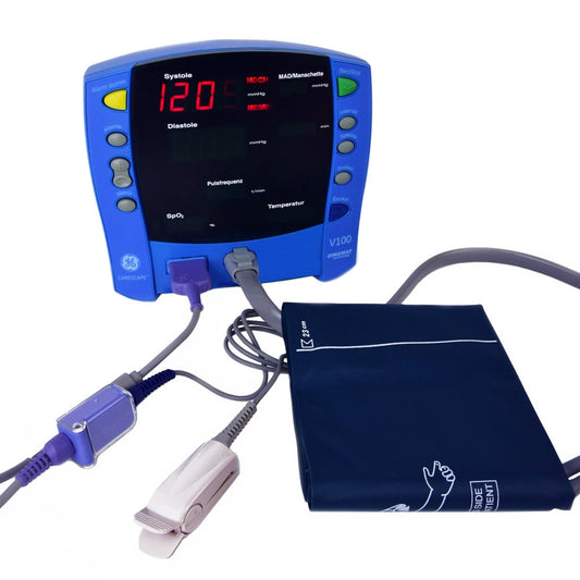 Ge Carescape V100 Vital Signs Monitor For Adults   Children And Newborns