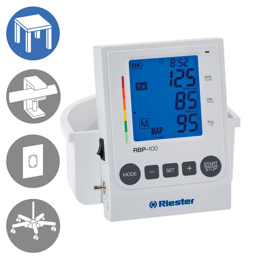 Riester Rbp-100 Blood Pressure Monitor   Desk Model With Cuff Basket