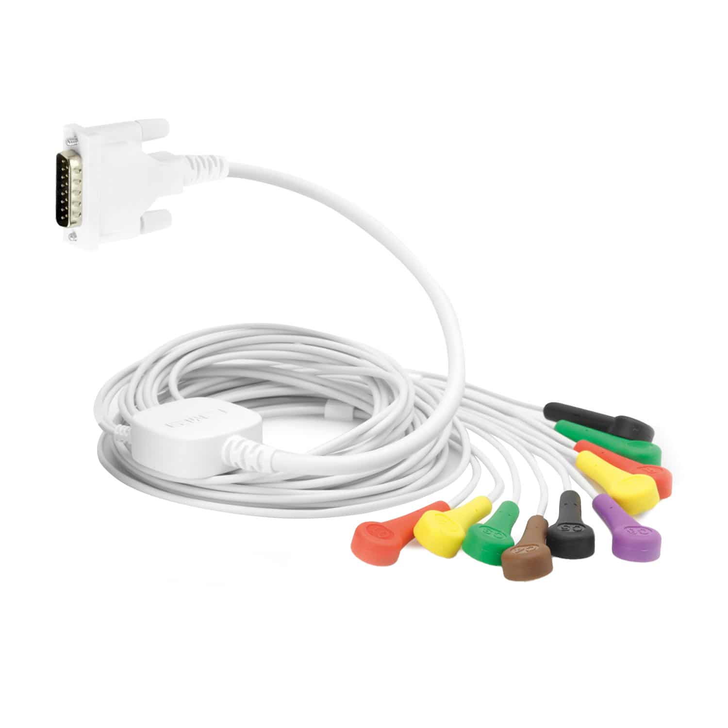 MESI ECG Patient Cable with snap buttons | ECG Electrodes – EconoMed