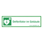 Sticker "Defibrillator im Gebäude" - EconoMed