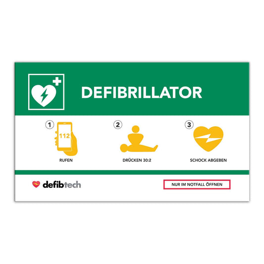 Emergency Defibrillator Sign - EconoMed