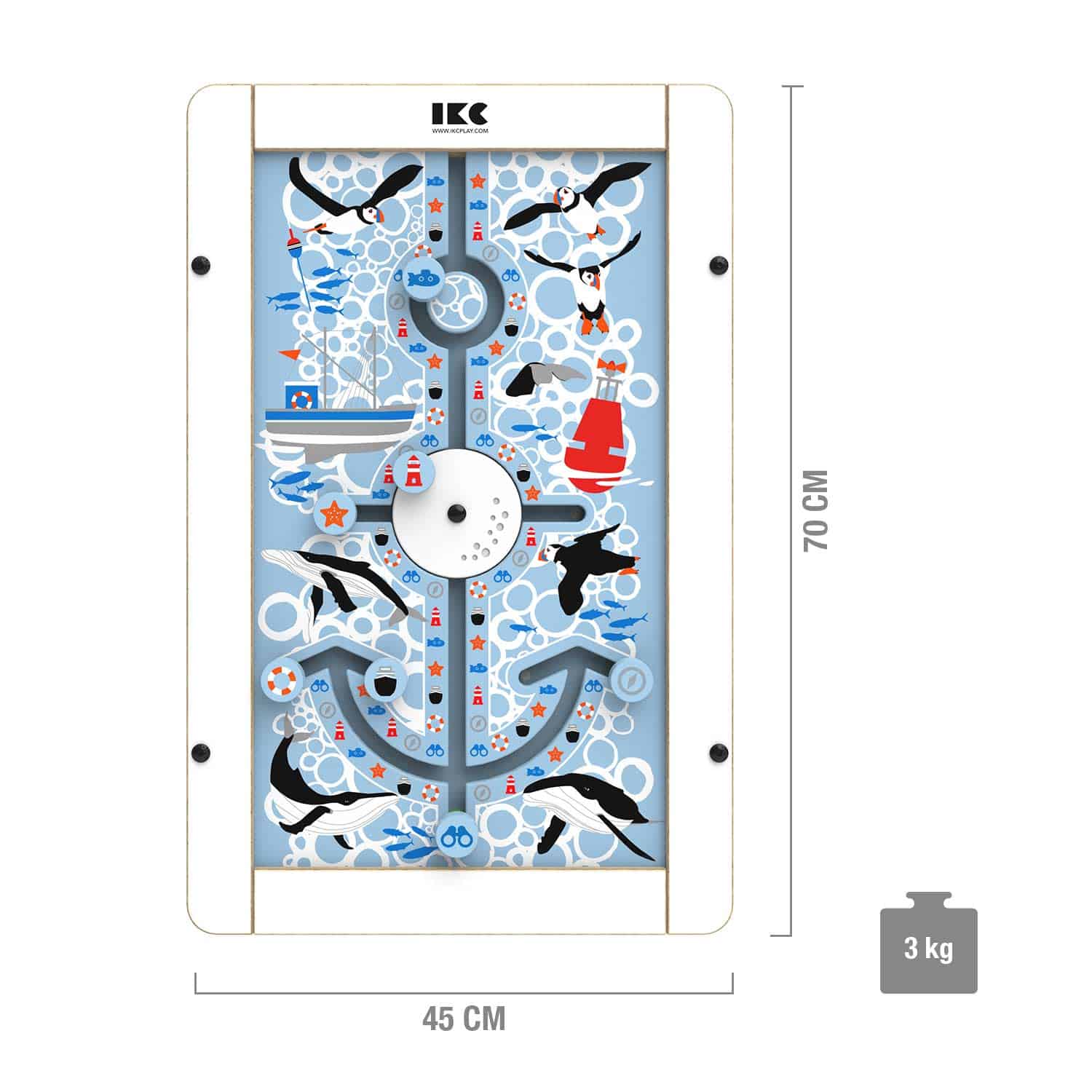 Ikc Wall Game "Anchors Aweigh" In Maritime Design