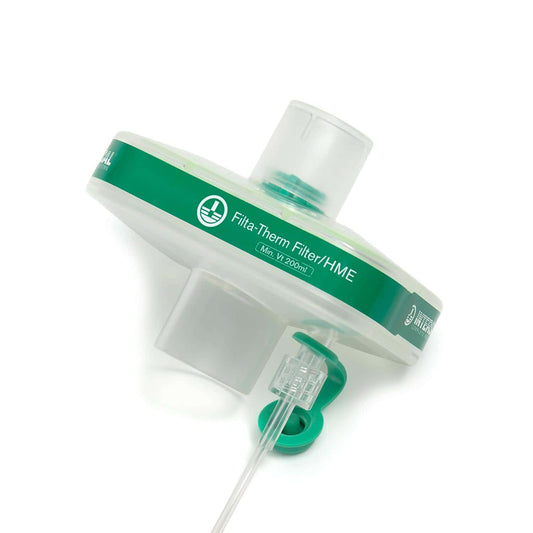 “Filta-Term” Hme Filter With Luer Port From Intersurgical For Intensive Medicine