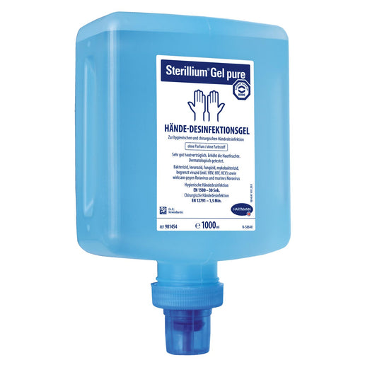 Sterillium® Gel Pure In A 1000 Ml Cleansafe Bottle With Integrated Disposable Dosing Pump