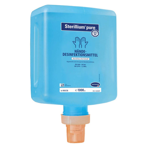 Sterillium Pure In A Cleansafe Dispenser Bottle With Integrated Disposable Dosing Pump