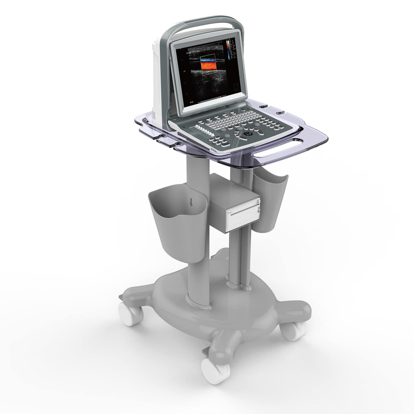 Chison Eco6 Incl. Ultrasound Trolley With 2 Side Storage Compartments And Central Storage Compartment