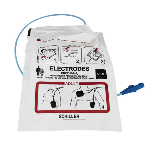 Fred Easyport Plus Electrodes For Adults And Children Weighing 25 Kg And Over
