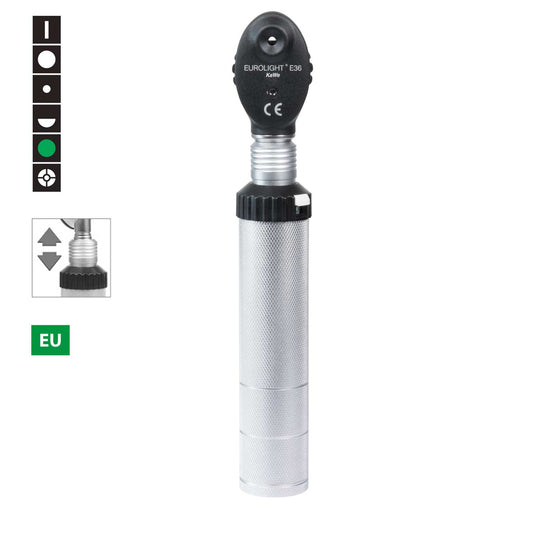 Kawe Eurolight E36 2.5 V Ophthalmoscope With Click-On Connection