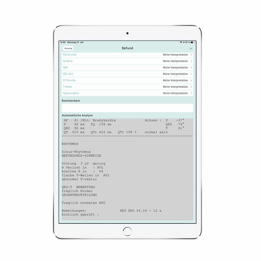 Cardiosecur Pro Interpretation Software For Easier Evaluation Of Ecgs With Fewer Sources Of Error