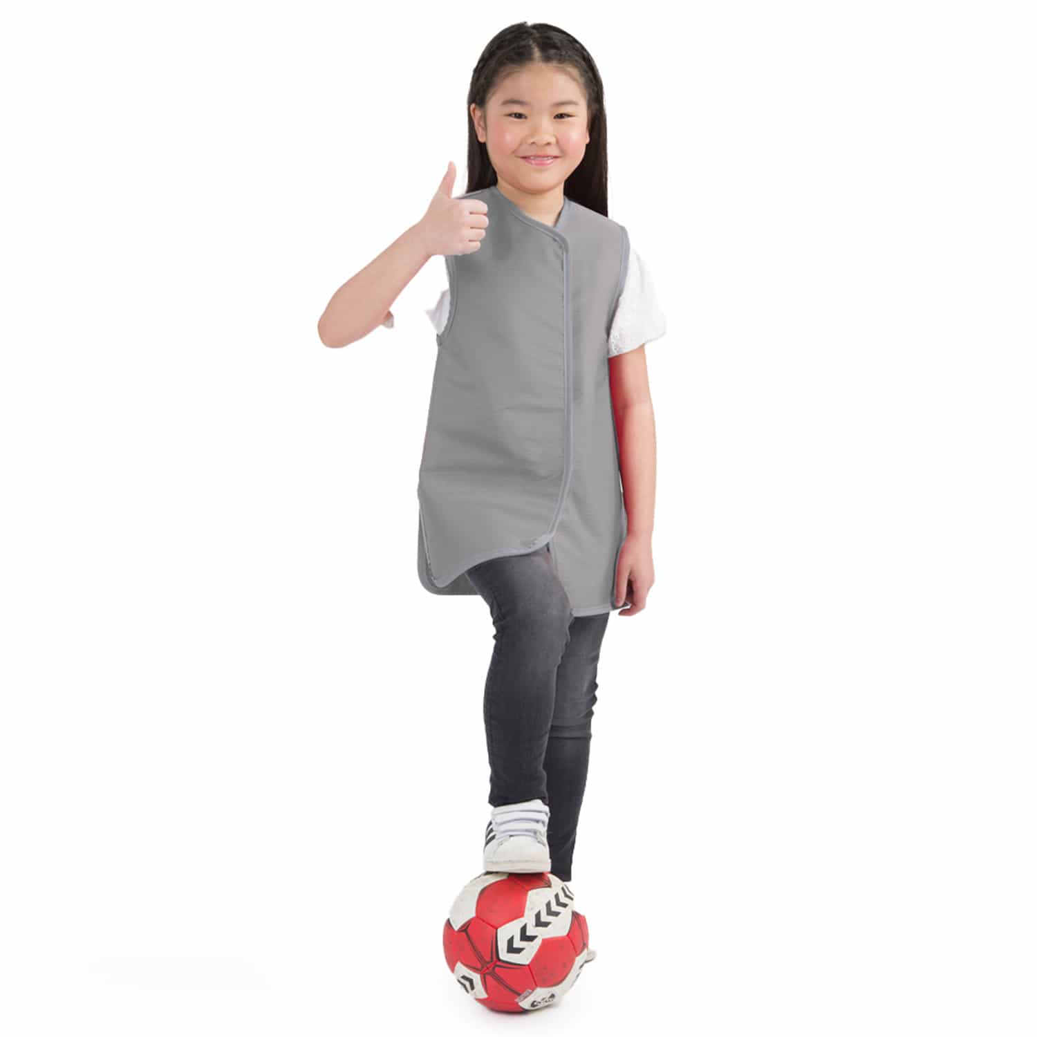Grey Children'S Radiation Protective Apron Available In Various Sizes