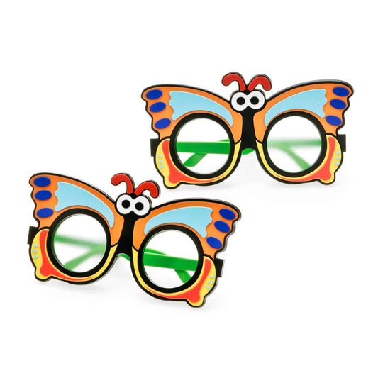 Butterfly Frosted Occluder Glasses Delivered In A Set Of 2