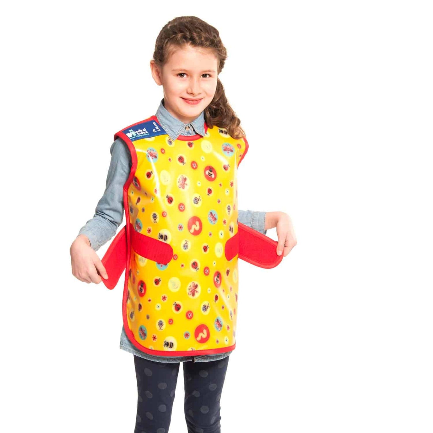 Front Apron For Children From Medical Index With Velcro Fastener