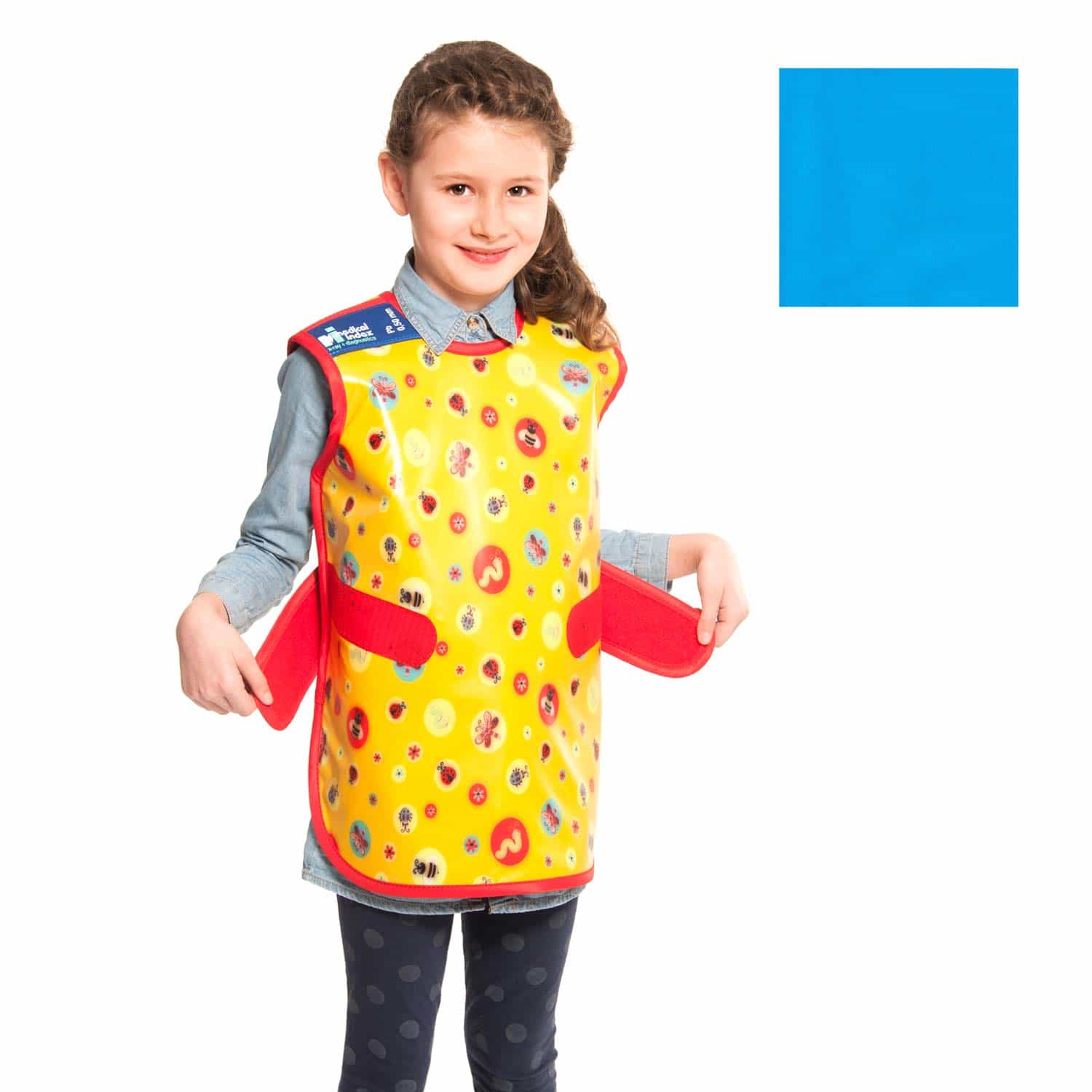 Front Apron For Children From Medical Index With Velcro Fastener