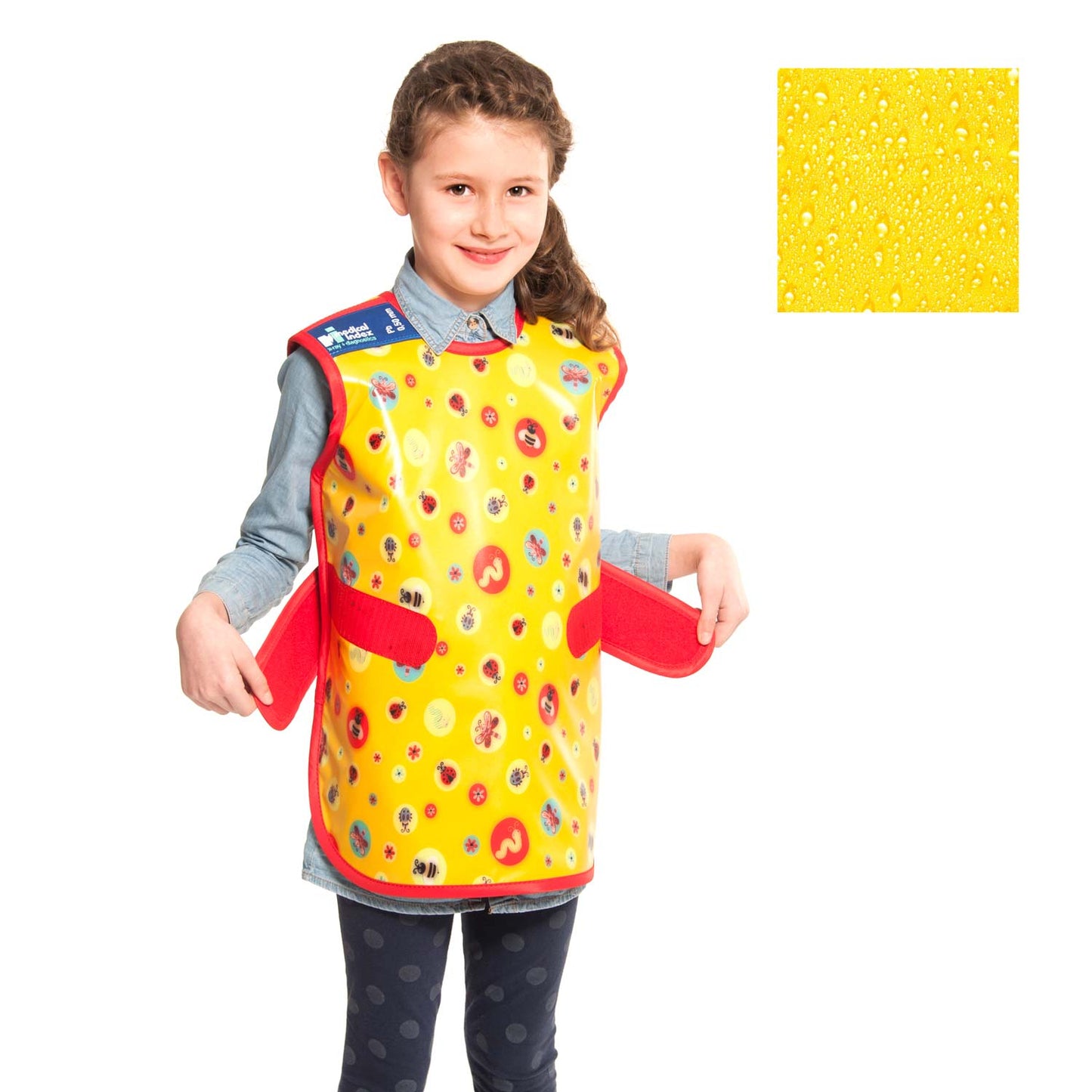 Front Apron For Children From Medical Index With Velcro Fastener