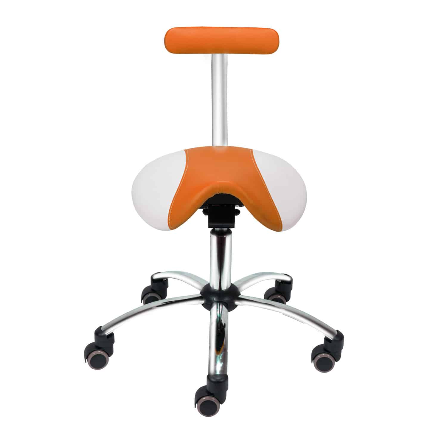 Saddle Stool With Removable Backrest From Teqler 