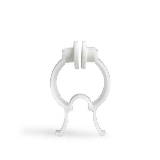 Pari White Plastic Nose Clip