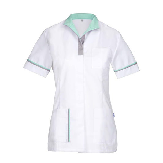 Edelweiss Andromeda Women'S Scrub Top With Colour Details In Orange   Green Or Blue