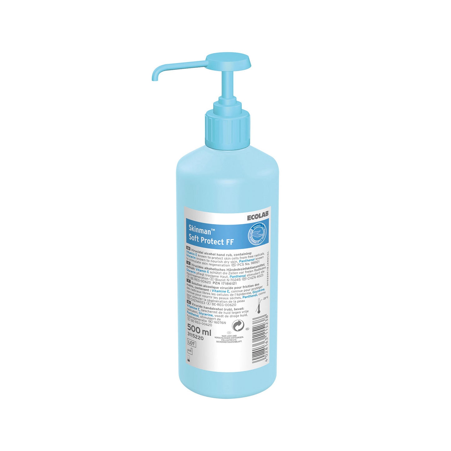 Skinman Soft Protect Ff - Skin-Friendly   Virucidal Hand Disinfectant From Ecolab