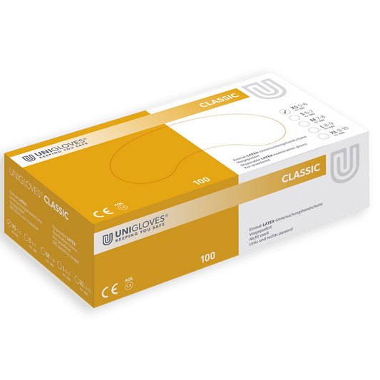 Unigloves Classic® Disposable Gloves Made Of High-Quality Natural Latex