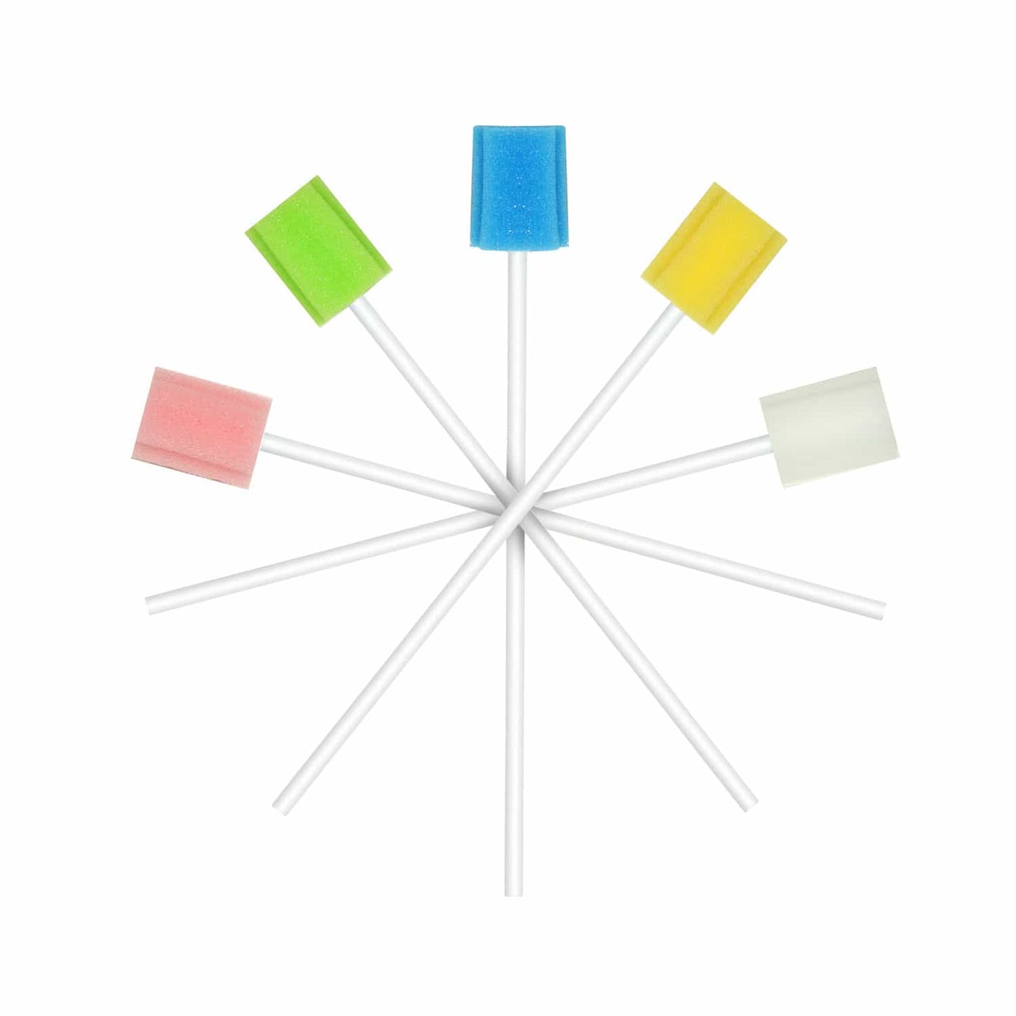 Colourful Teqler Soft Oral Care Swabs For Gentle Cleaning Of The Mouth   Gums And Teeth