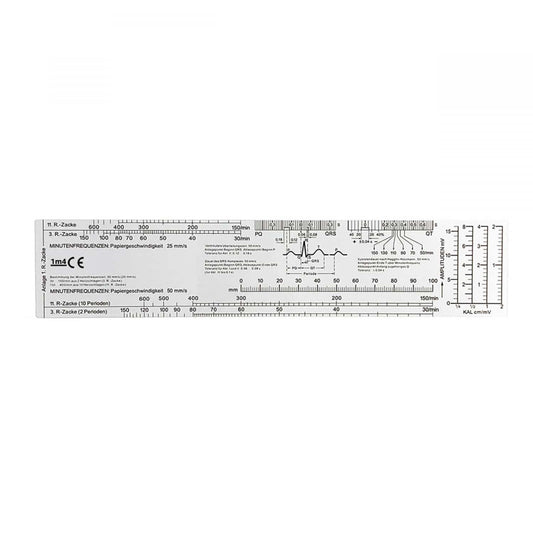 1M4 Ecg Ruler For Interpreting Ecg Curves
