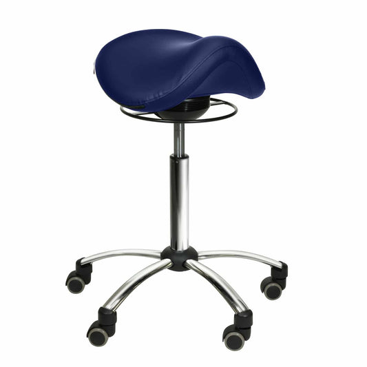 Comfort Saddle Stool With Ergonomically Shaped Seat