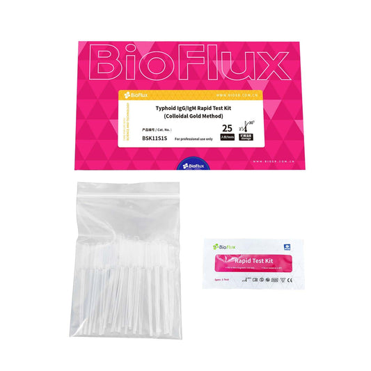 Bioflux Typhoid Antibody Rapid Test For The Detection Of Igg/Igm Antibodies To Typhoid Fever