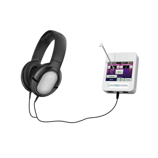 Audioschool Audiometer With Headphones For Examining Children And Adults