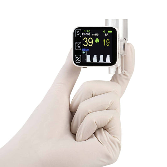 Capno Cube Etco2 Displays A Real-Time Capnogram Within 15 Seconds