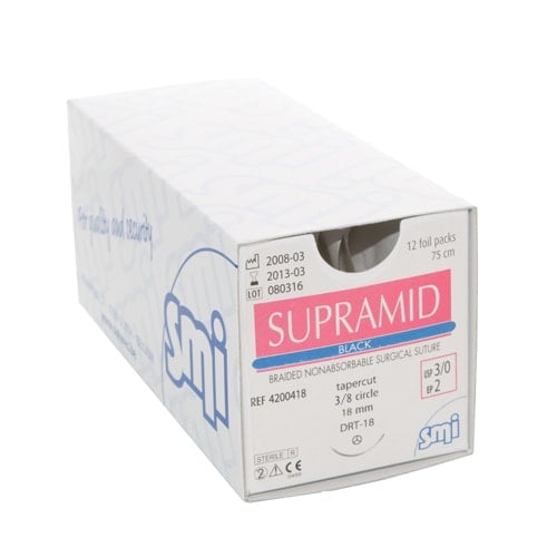 Supramid Black Multi-Strand   Non-Absorbable Suture