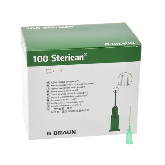 Sterican Blunt Dental Needles   Individually Sterile Packed   1 Pack With 100 Pcs.