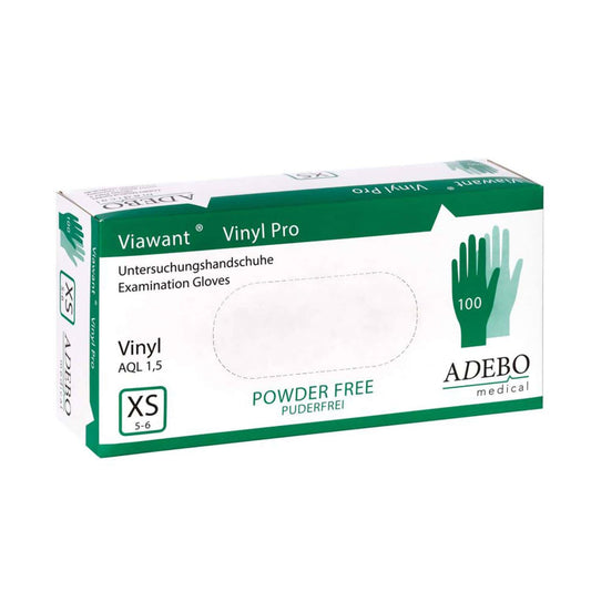 Viawant Vinyl Pro Examination Gloves With Textured Fingertips