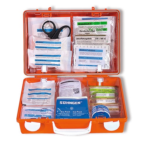 Praxisdienst First Aid Kit   Comes With Contents And Wall Bracket