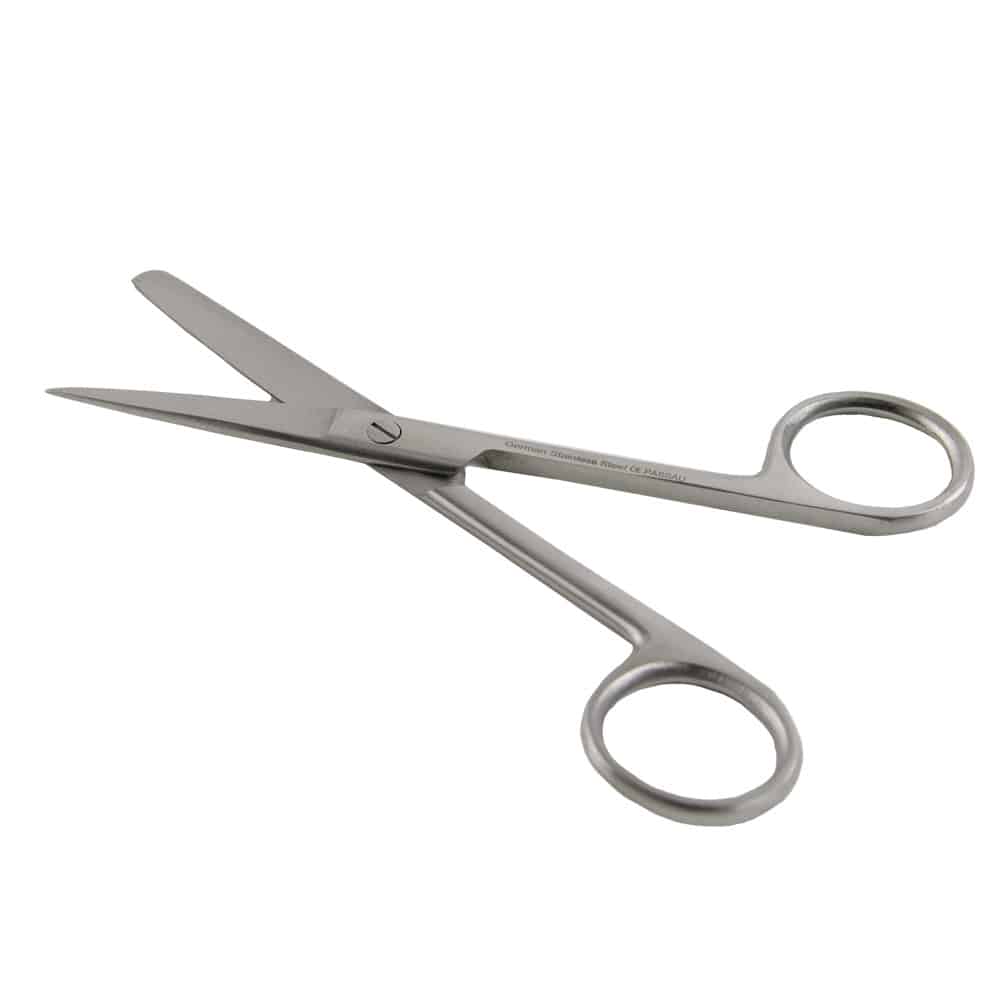 Surgical Scissors   Pointed-Blunt   Straight   13Cm