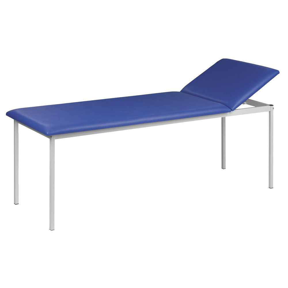 Standard Examination Couch With Pure White Square Steel Tube Frame