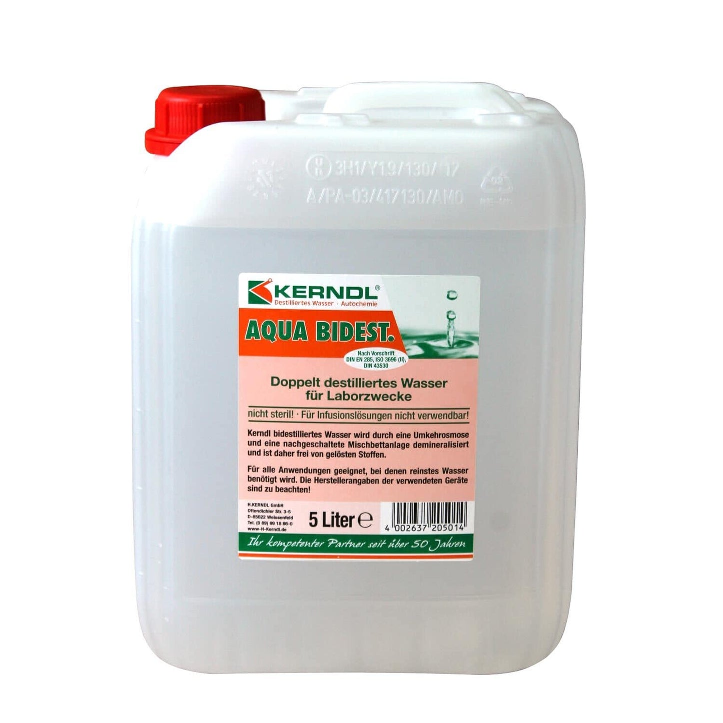 Double Distilled Water In A Robust 5 Litre Premium Canister