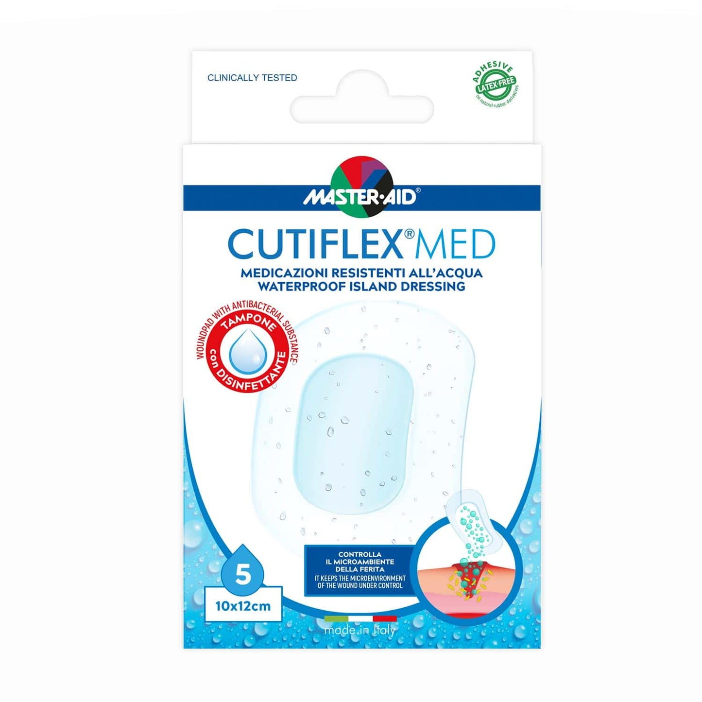 Waterproof Cutiflex® Med Shower Plasters For Germ-Proof Protection Of Wounds